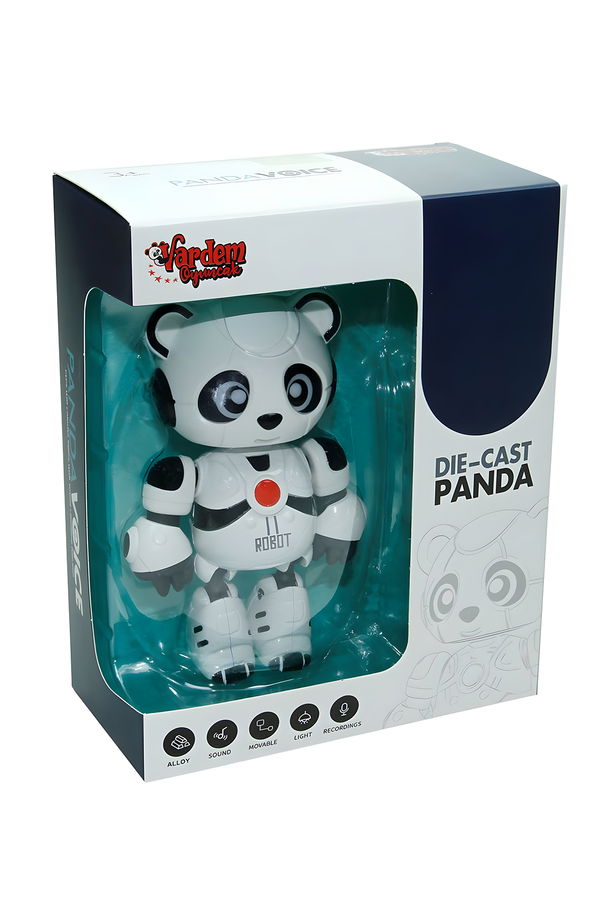 Vardem Usb Şarjlı Müzikli Interaktif Panda BEYAZ