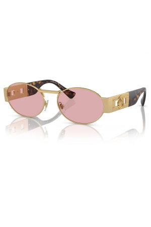 Versace Unisex Güneş Gözlüğü GOLD PEMBE