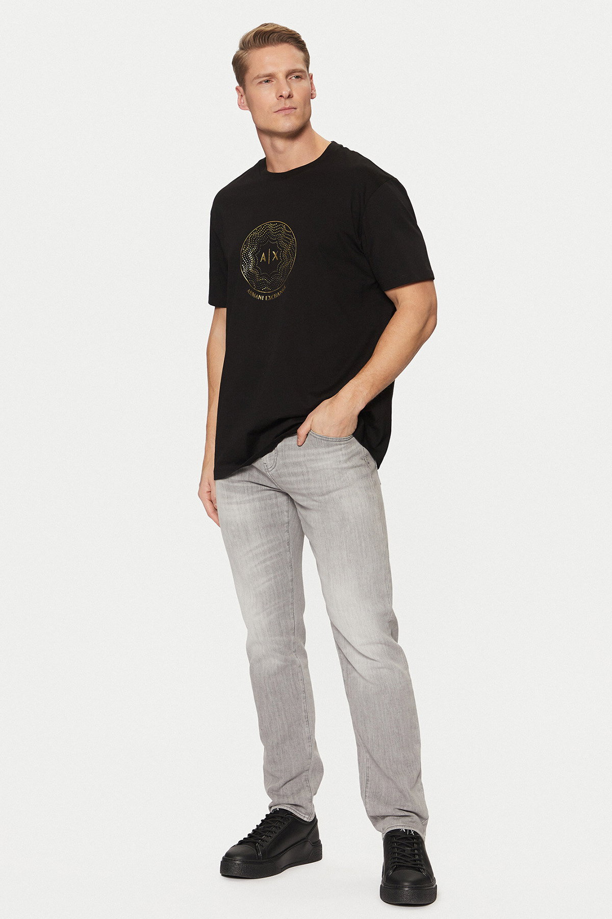 Armani Exchange Erkek T-shirt SIYAH