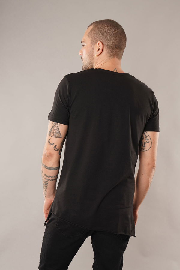 Yan Fermuarlı T-shirt SIYAH Yan Fermuarlı T-shirt SIYAH
