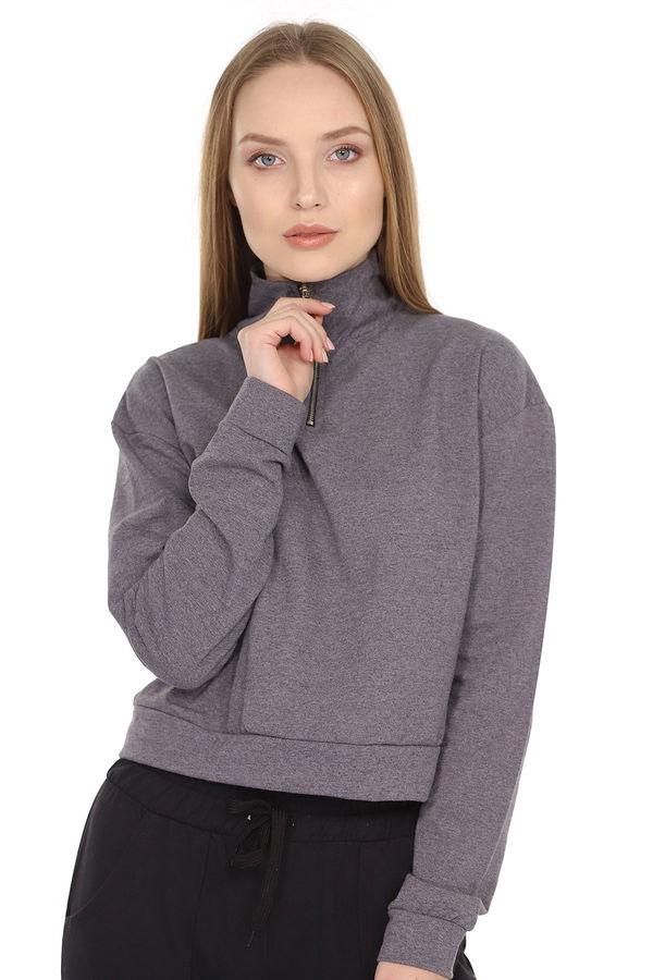 Yarım Fermuarlı Sweat ANTRASIT Yarım Fermuarlı Sweat ANTRASIT