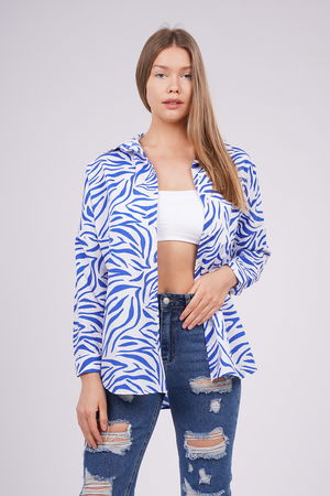 Gabria Zebra Desenli Gömlek Gabria Zebra Desenli Gömlek