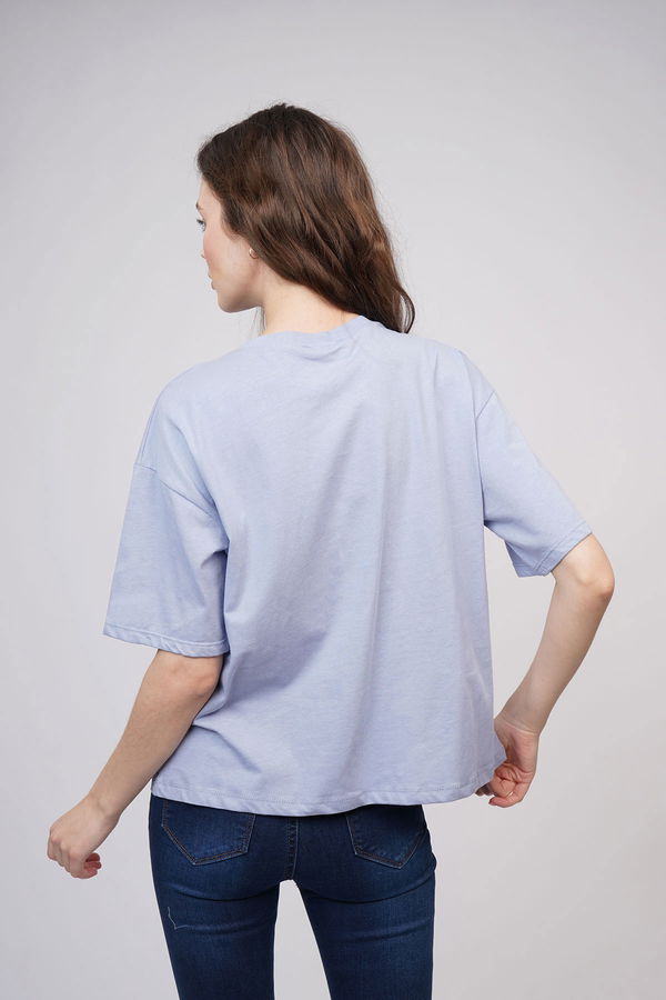 Zincir Detaylı T-shirt MAVI Zincir Detaylı T-shirt MAVI