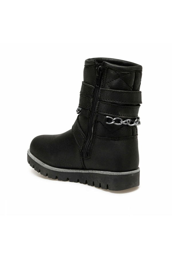 Pink Step Zendy Zincirli Kız Çocuk Bot SIYAH Pink Step Zendy Zincirli Kız Çocuk Bot SIYAH